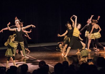 Závěrečné vystoupení tanečního oboru, divadlo u Hasičů, taneční skupina.