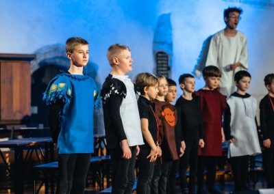 Vánoční koncert Pueri gaudentes, 19.12.2022, Betlémská kaple, Praha, zpívající chlapecký sbor.