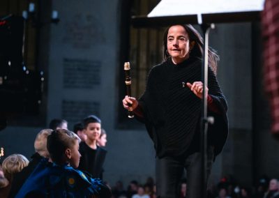 Vánoční koncert Pueri gaudentes, 19.12.2022, Betlémská kaple, Praha, paní učitelka.