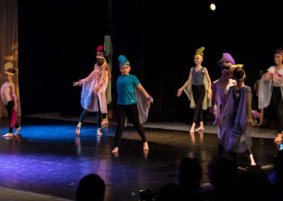 Závěrečné představení tanečního oboru, 14.6.2023, Divadlo U Hasičů, tančící žákyně